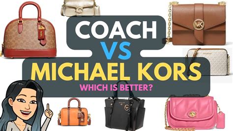 coach purses vs michael kors.